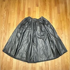 Elegant Black A-Line Skirt